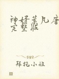神婿叶凡唐若雪完整版