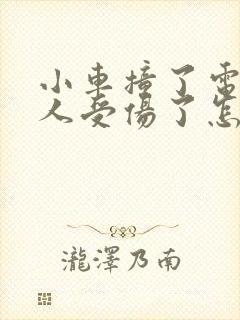 小车撞了电动车人受伤了怎么赔偿