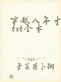 穿越八年才出道 txt全本