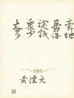 大众途岳豪华版多少钱落地