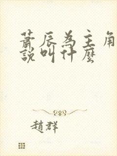 萧辰为主角的小说叫什么