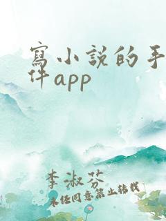 写小说的手机软件app