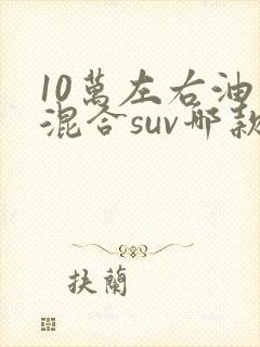 10万左右油电混合suv哪款好
