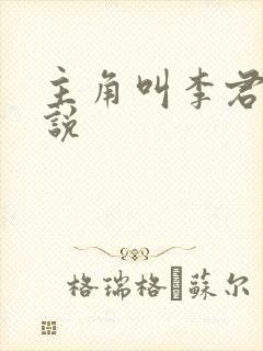 主角叫李君的小说
