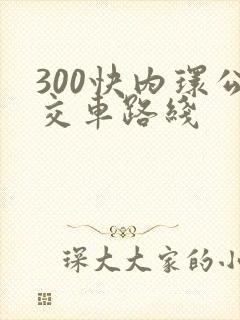 300快内环公交车路线