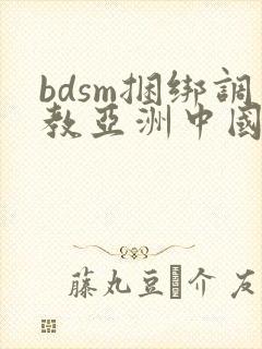 bdsm捆绑调教亚洲中国人