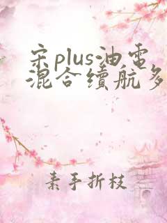 宋plus油电混合续航多少