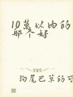 10万以内的车哪个好