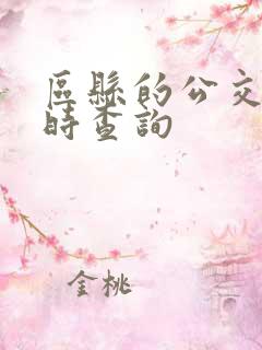 区县的公交车实时查询 区县的公交车实时查询