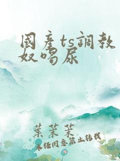 国产ts调教男奴喝尿