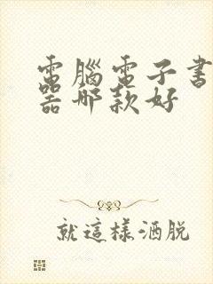 电脑电子书阅读器哪款好