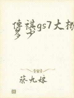 传祺gs7大概多少