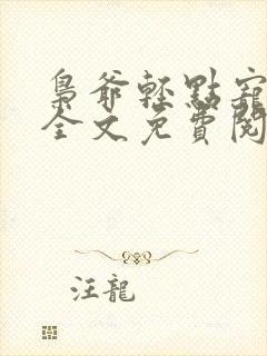 枭爷轻点宠小说全文免费阅读