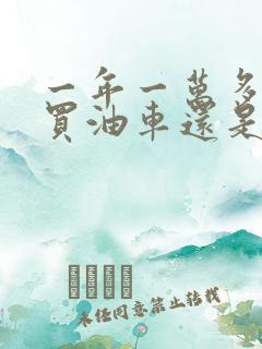 一年一万多公里买油车还是电车