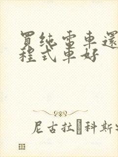 买纯电车还是增程式车好