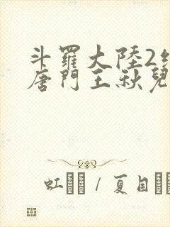 斗罗大陆2绝世唐门王秋儿 斗罗大陆2绝世唐门王秋儿