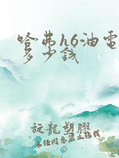 哈弗h6油电混多少钱