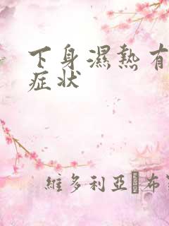 下身湿热有什么症状