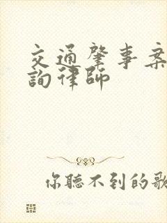 交通肇事案件咨询律师