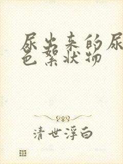 尿出来的尿有白色絮状物