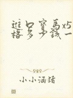 进口宝马x5价格多少钱一辆