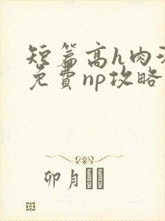 短篇高h肉汁文免费np攻略