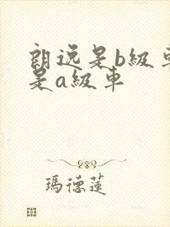 朗逸是b级车还是a级车