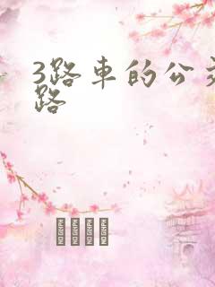 3路车的公交线路