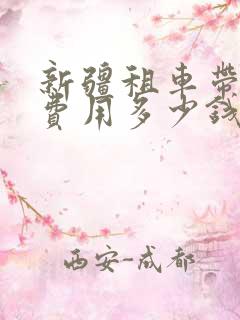 新疆租车带司机费用多少钱一天
