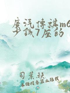 广汽传祺m6多少钱7座的