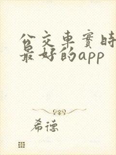 公交车实时查询最好的app 公交车实时查询最好的app