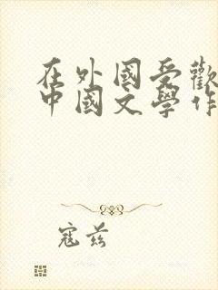 在外国受欢迎的中国文学作品