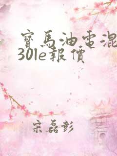 宝马油电混动530le报价