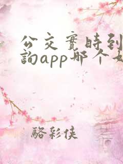 公交实时到站查询app哪个好用