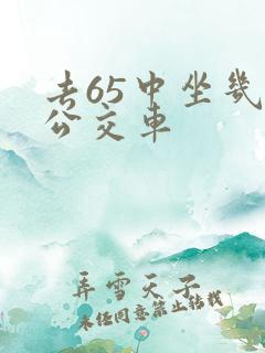 去65中坐几路公交车