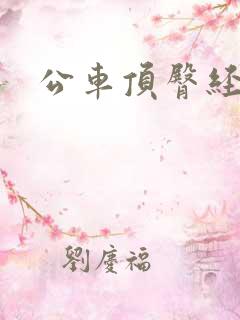 公车顶臀经历