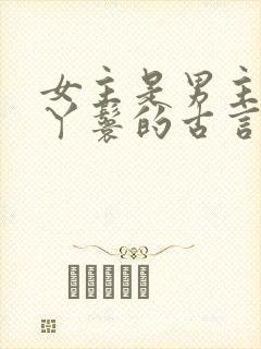 女主是男主贴身丫鬟的古言