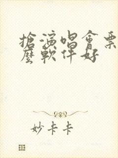 抢演唱会票用什么软件好