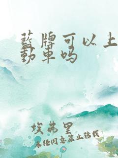 蓝牌可以上到混动车吗