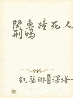 开车撞死人会判刑吗