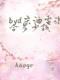 byd宋油电混合多少钱
