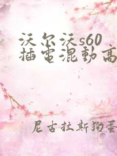 沃尔沃s60 插电混动高配多少钱一辆
