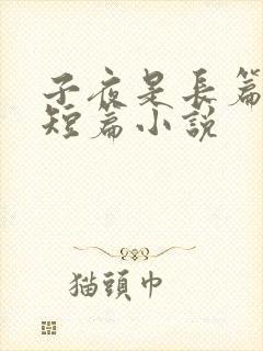 子夜是长篇还是短篇小说
