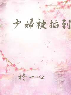 少妇被插到高潮