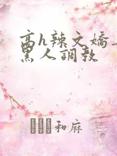 高h辣文娇妻被黑人调教