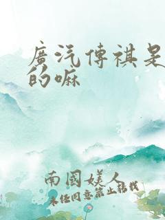 广汽传祺是国产的嘛