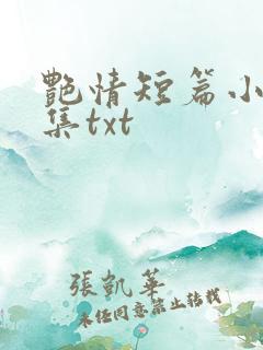 艳情短篇小说合集txt