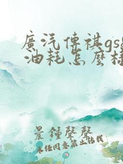 广汽传祺gs8 油耗怎么样
