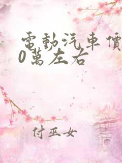电动汽车价格10万左右