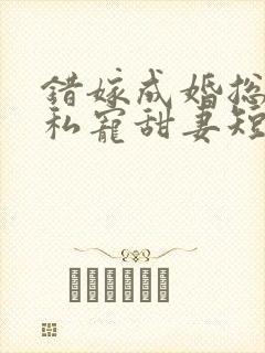 错嫁成婚总裁的私宠甜妻短剧合集